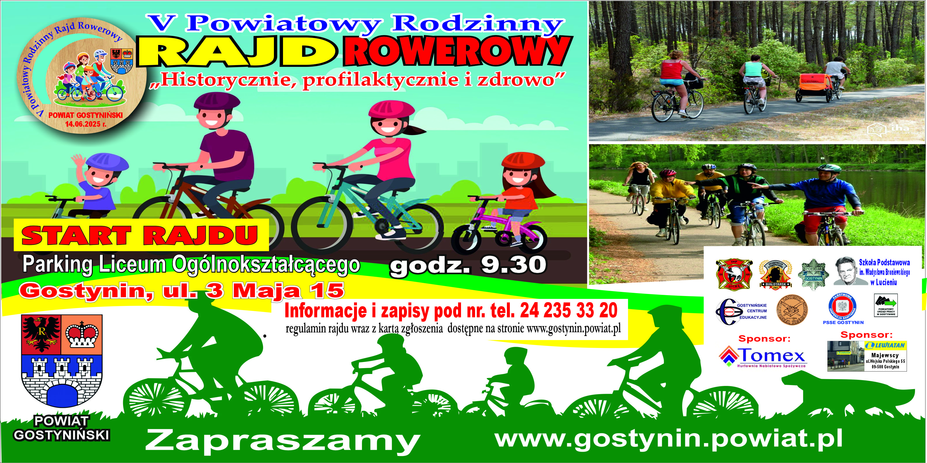 rowery rajd 2025 baner